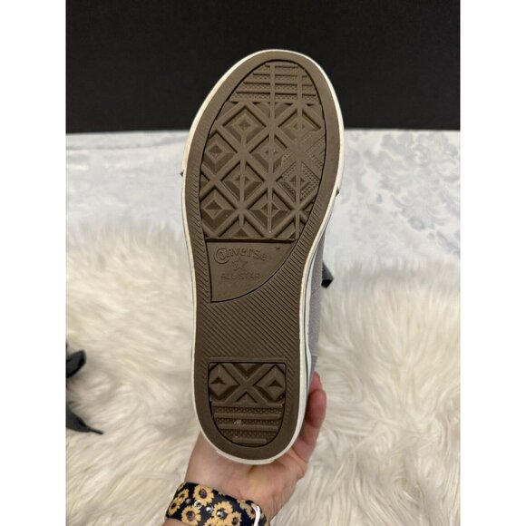 Converse Chuck Taylor All Star Beverly Boot Gray Women’s Size 6 Leather - Picture 10 of 16